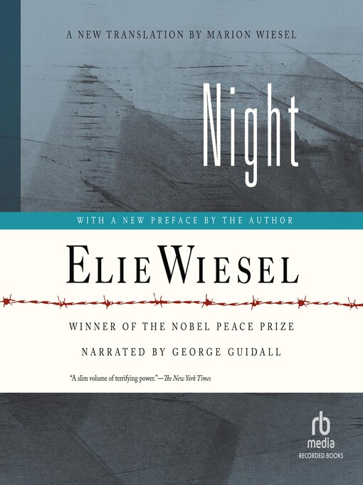 Elie Wiesel创作的Night作品的详细信息 - 可供借阅
